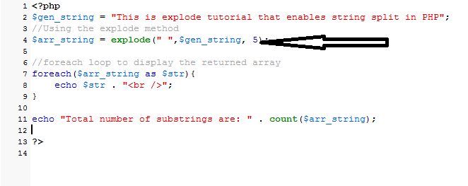 php explode assign variables