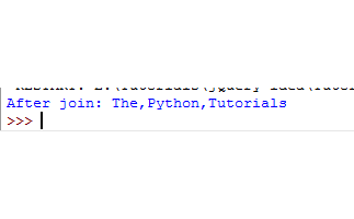 make a list into a string python