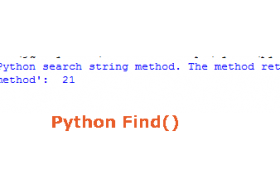 python string find method search strings reverse list