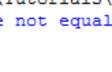 does not equal sign in python