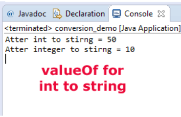 turn int to string java
