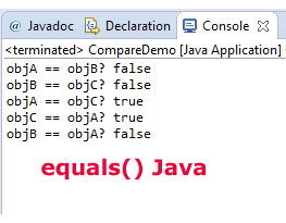 how to make equals method in java