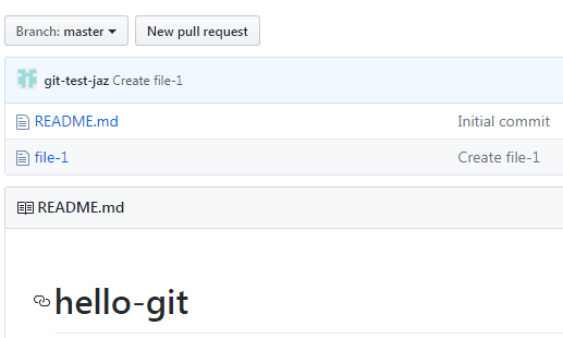 git create branch and add files