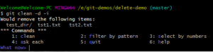 remove untracked files git