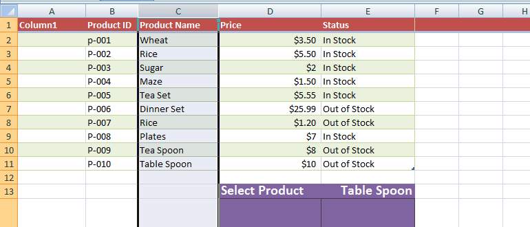 excel mac os x selecting row above mouse