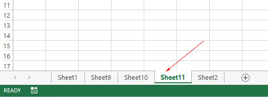 Sheets added at specified position